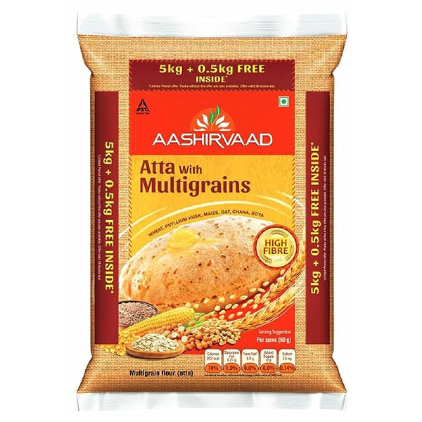 Aashirvaad Multigrain Atta product pack