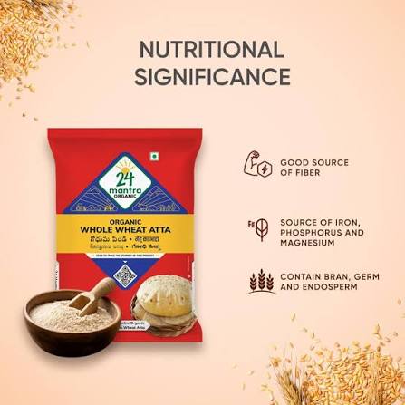 24 Mantra Organic Whole Wheat Atta
