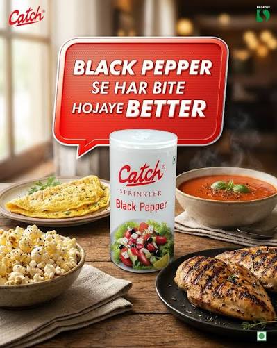 Catch Sprinkler Black Pepper