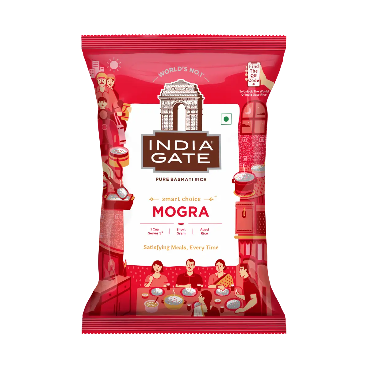 India Gate Mogra Basmati Rice official product pack