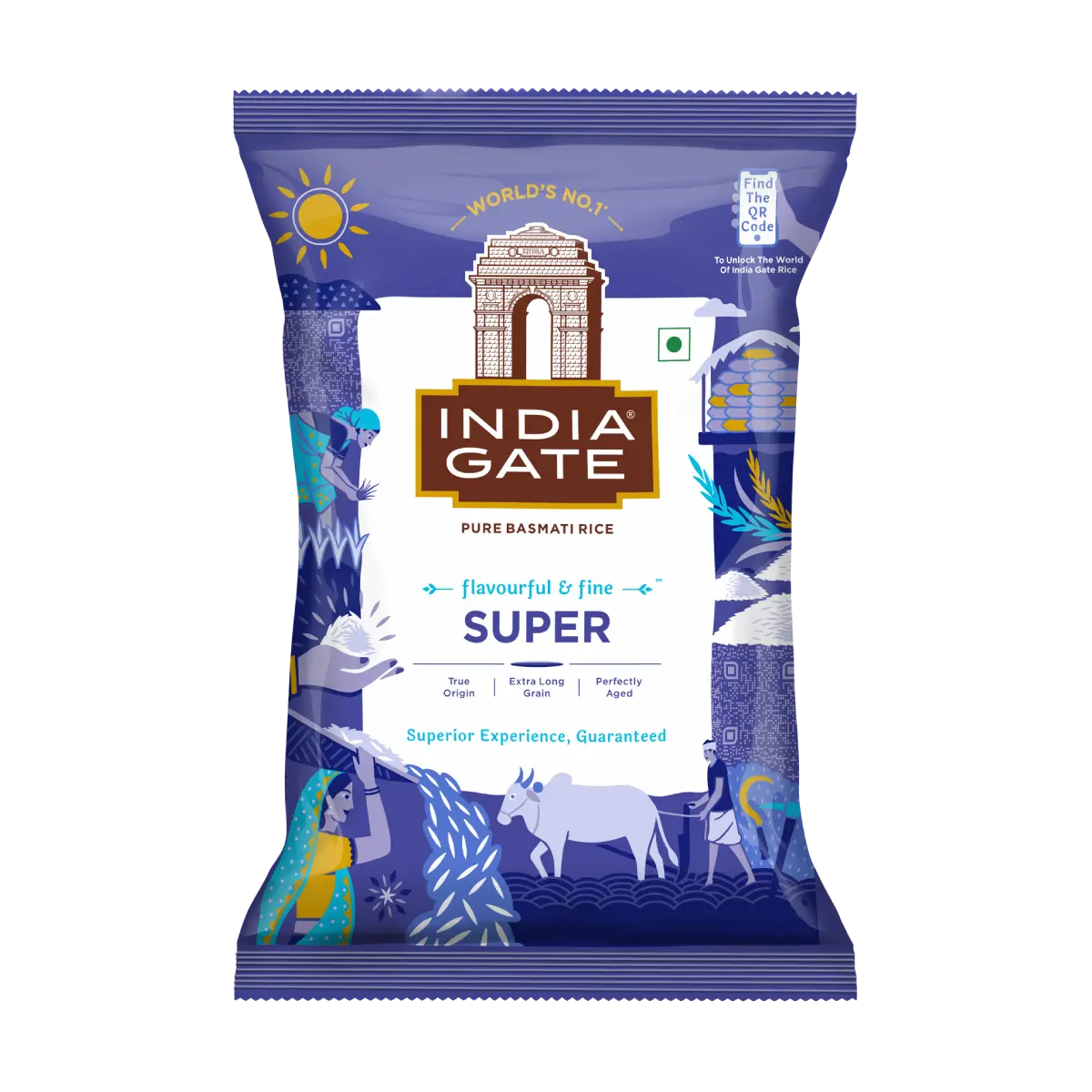 India Gate Super Basmati Rice official product pack